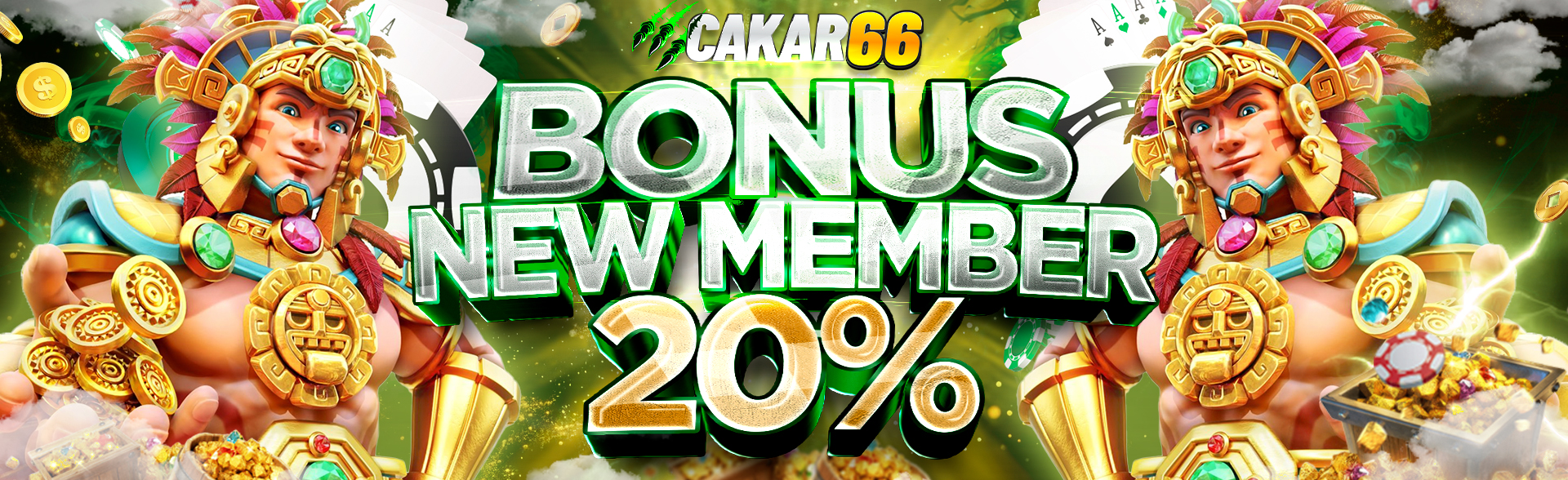 BONUS NEW MEMBER 20%