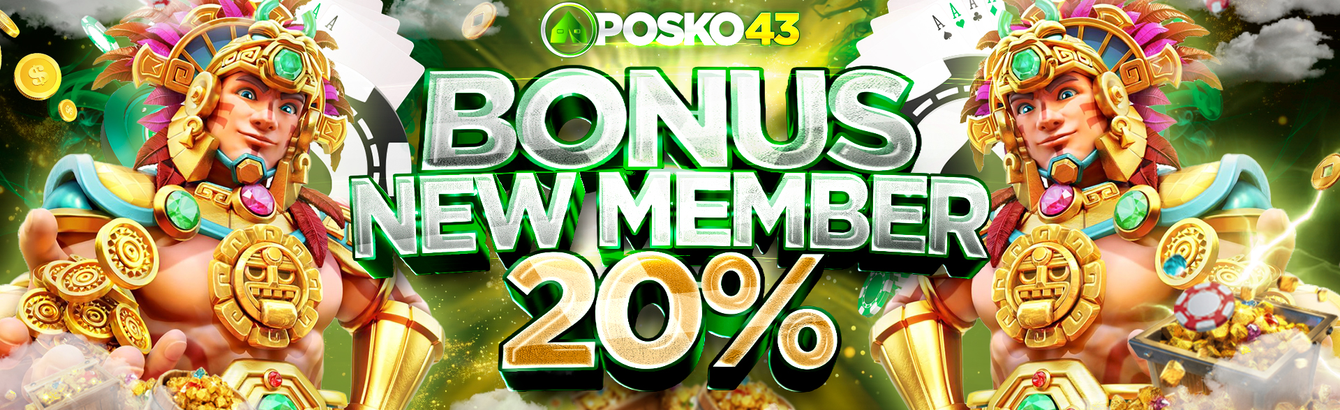 BONUS NEW MEMBER 20%