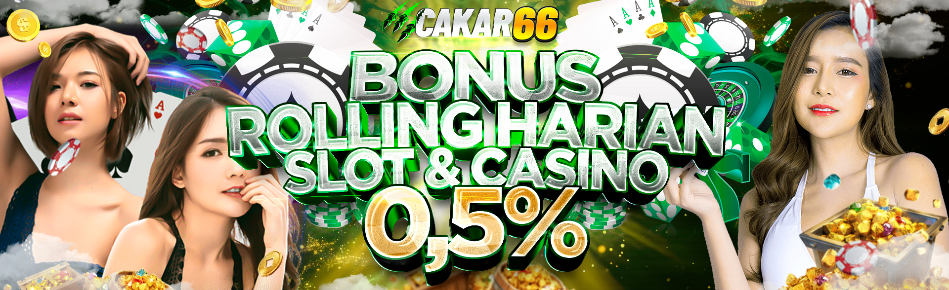 BONUS ROLLINGAN HARIAN 0.5%